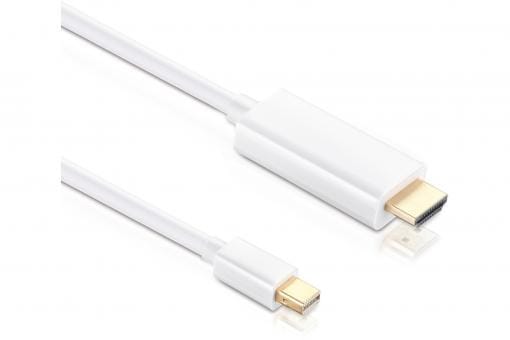 PURELINK - Mini DP Anschlusskabel MiniDP/ST<>HDMI/ST, 2m, ws