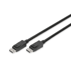 DIGITUS - DisplayPort 1.3 Anschlusskabel DP/ST<>DP/ST, 8K, 1m, sw