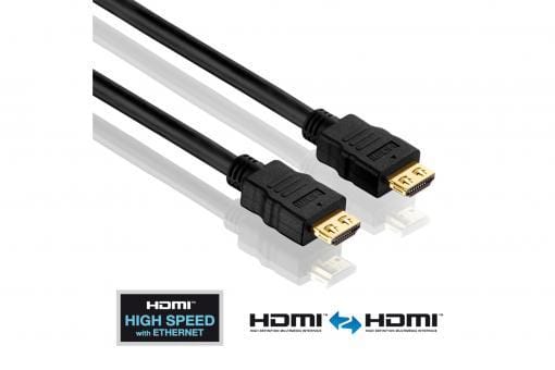 PURELINK - HDMI Anschlusskabel HDMI/ST<>HDMI/ST, mit Ethernet, 4K, 1m, sw