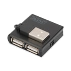 DIGITUS - USB 2.0 High-Speed Hub, 4-Port, 4x USB 2.0