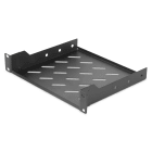 DIGITUS - 10'' 1HE Fachboden, Frontmontage, T= 254mm RAL9005