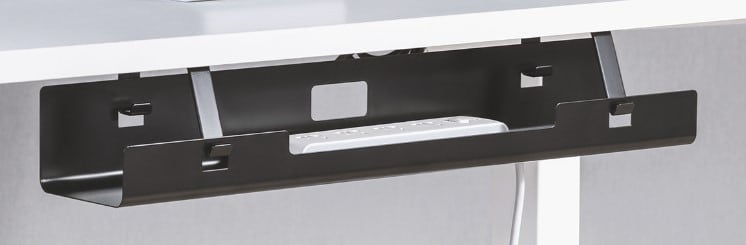 DIGITUS - Kabelkanal Unterbau f. Elektrisches Steh/ Sitz Tischgestell, sw