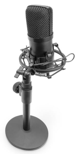 DIGITUS - USB Kondensator Mikrofon, Studio inkl. Standfuß