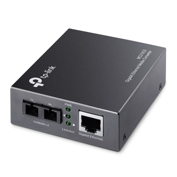 TP-LINK - LWL Medienkonverter Gbit SC-Duplex SM 15km