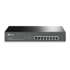 TP-LINK - 10'' Desktop 8-Port Gigabit PoE Switch 8 PoE+-Ports unmanaged 153W