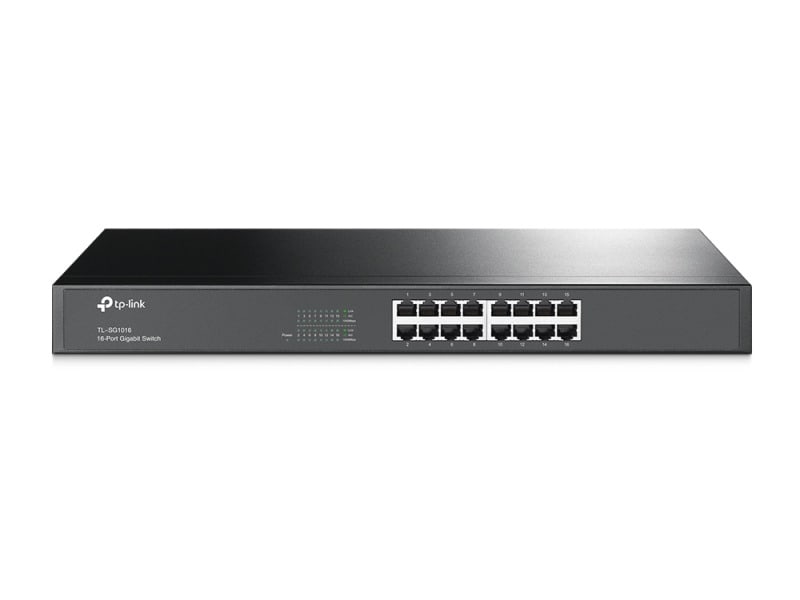 TP-LINK - 19'' 16-Port Gbit Switch unmanaged