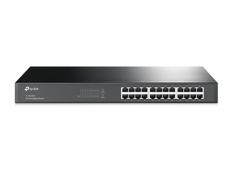 TP-LINK - 19'' 24-Port Gbit Switch unmanaged