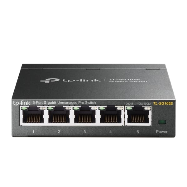 TP-LINK - Desktop 5-Port Gigabit Unmanaged Pro Switch