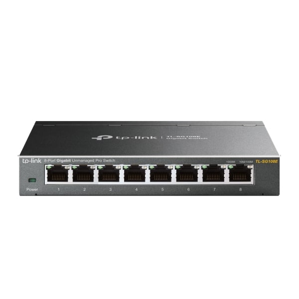 TP-LINK - Desktop 8-Port Gigabit Unmanaged Pro Switch