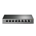 TP-LINK - Desktop 8-Port Gigabit Easy Smart PoE Switch4 PoE+ Ports 64W