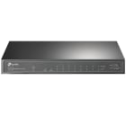TP-LINK - Desktop 10-Port Gigabit PoE Switch 8 PoE+-Ports 1x GBit 1x Combo-SFP/RJ45 unmanaged 63W