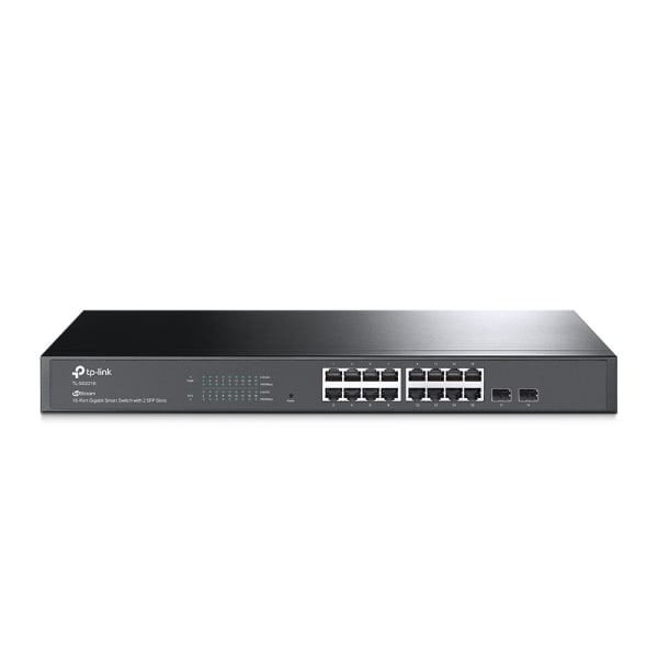 TP-LINK - Omada 19'' 16-Port Gigabit Smart Switch mit 2 SFP-Slots