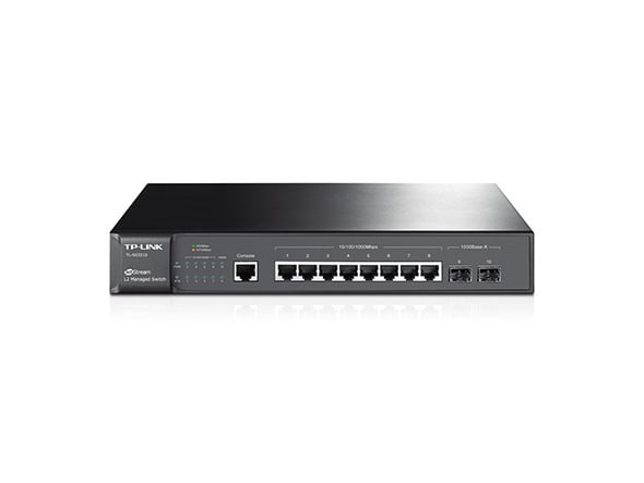 TP-LINK - Omada 10'' 8-Port Gigabit L2+ Managed Switch mit 2 SFP-Slots