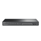 TP-LINK - Omada 19'' 10-Port Managed L2 Switch 8 PoE+ Ports 2 SFP-Slots 240 W