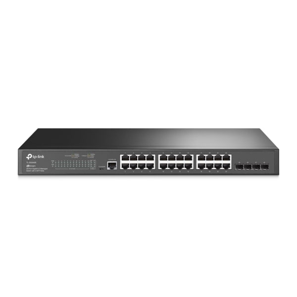 TP-LINK - Omada 19'' 24-Port Gigabit L2 Managed Switch mit 4 SFP-Slots