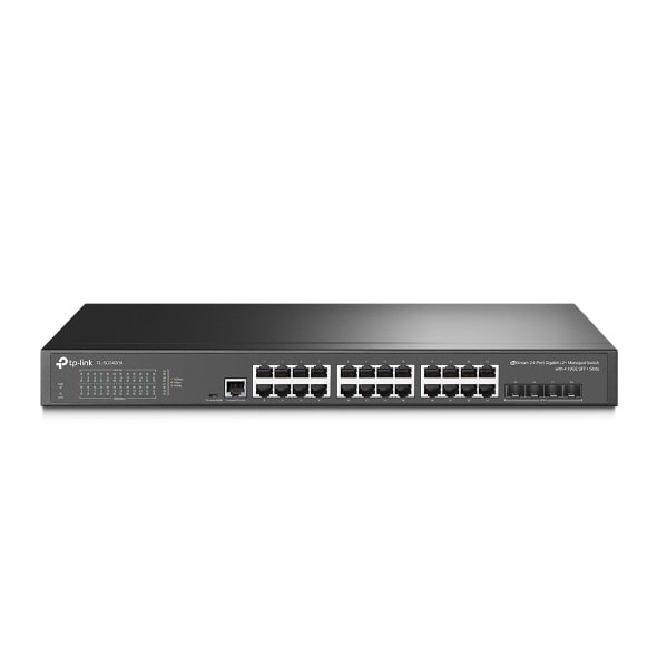 TP-LINK - Omada 19'' 24-Port Gigabit L2+ Managed Switch mit 4 10GBit SFP+-Slots