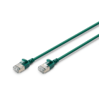 DIGITUS - CAT 6A F-FTP slim patch cord, LSZH, 2m, Grün