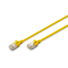 DIGITUS - CAT 6A F-FTP slim patch cord, LSZH, 5m, Gelb