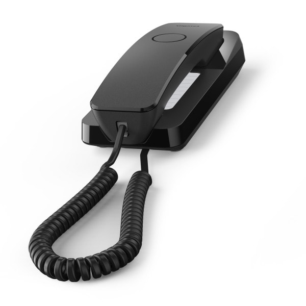 GIGASET - Tisch-/Wandtelefon schnurgeb. analog LED Hörgerätekomp. sw