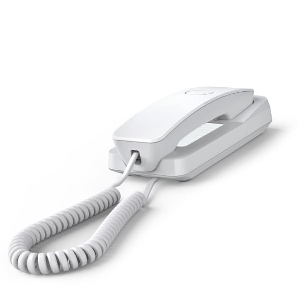 GIGASET - Tisch-/Wandtelefon schnurgeb. analog LED Hörgerätekomp. ws