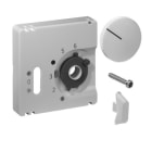EH-TECHNIK - JZ-012.100, 55x55mm Abdeckung für FTR 101.063 RAL9010 glanz