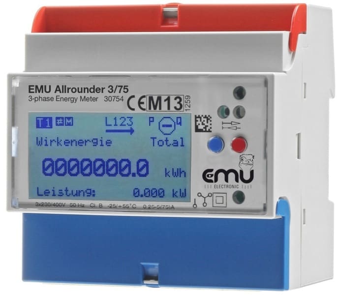 EMU - Direktzähler MiD B+D, Genauigkeitskl. B(1%), KNX