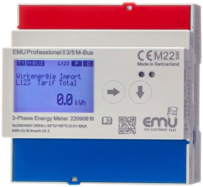 B&W - Wandlerzähler /5 oder /1 MID B+D 3x230/400V, 5(6)A, 50 Hz