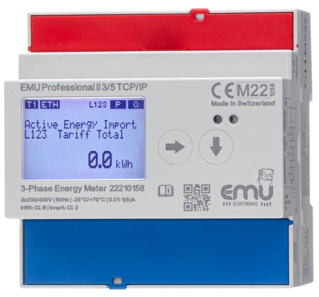 B&W - Wandlerzähler /5 oder /1 MID B+D 3x230/400V, 5(6)A, 50 Hz