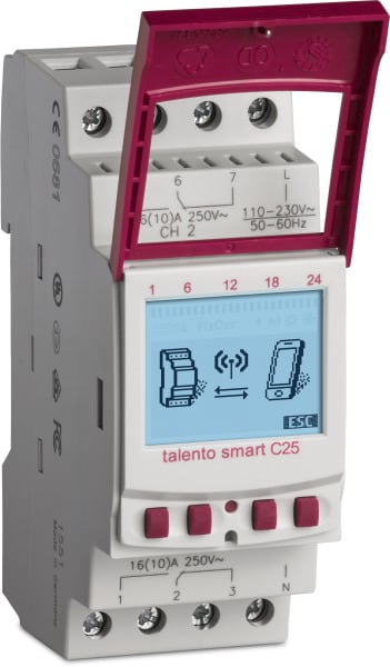 PAN-ELECTRONICS - 110-230V AC, 2-Kanal, BT, 500 Speicherplätze, Astro