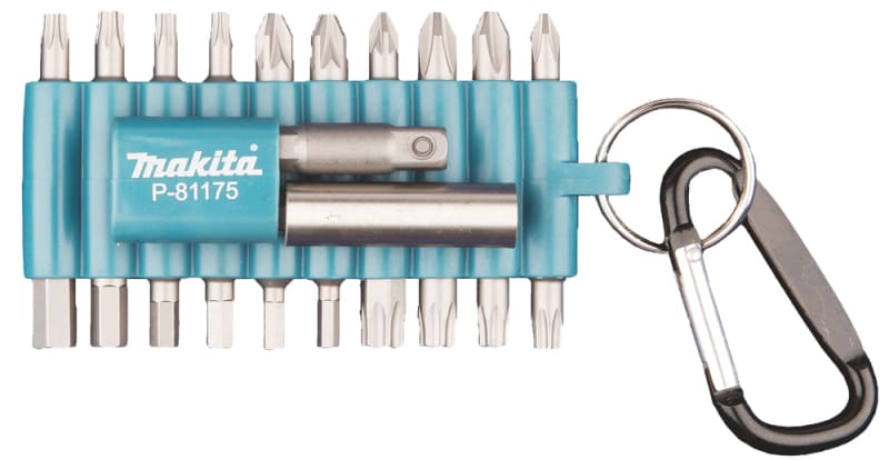 MAKITA - 22tlg. Magnetischer Bitset mit Karabiner