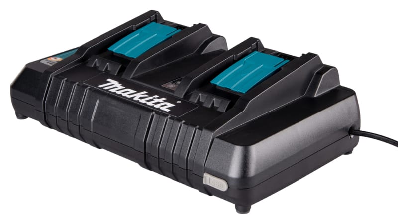 MAKITA - Doppel-Schnellladegerät DC18RD, Li-Ionen, 14,4–18 V LXT