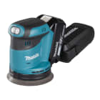 MAKITA - Akku-Exzenterschleifer 18V 2x5Ah D123mm Hub:2.8mm Koffer/Lad