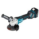MAKITA - Akku-Winkelschleifer 18V/2x5Ah M14x2 DM125mm Ladeg./Koffer