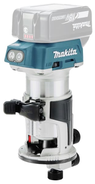 MAKITA - Akku-Fräse 18V DM6/8mm 10000-30000min-1 Koffer o. Akku/Ladeg