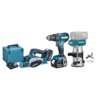 MAKITA - Akku-Spezialset: DRT50Z+DHP485Z+DKP180Z 2x5Ah Ladeger/Koffer