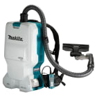 MAKITA - Akku-Staubsauger 2x18V 6LBeh. LED inkl.Zubehör o. Akku/Ladeg