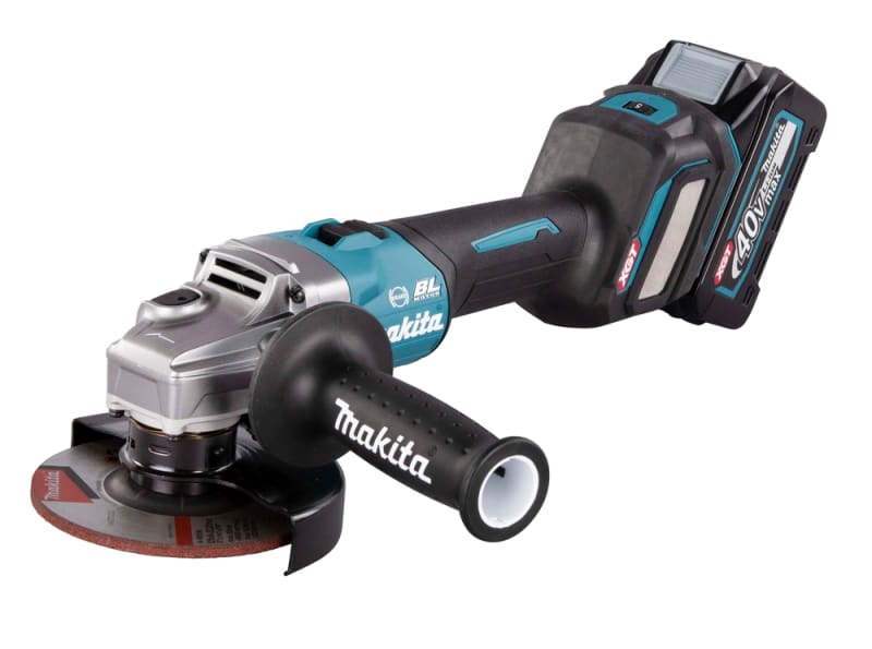 MAKITA - Akku-Winkelschleifer XGT 40V/2x4Ah XPT DM125mm Ladeg/Koffe