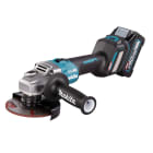 MAKITA - Akku-Winkelschleifer XGT 40V/2x4Ah XPT DM125mm Ladeg/Koffe