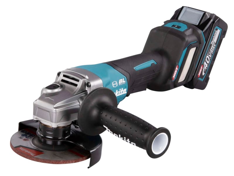 MAKITA - Akku-Winkelschleifer XGT 40V/2x4Ah XPT DM125mm Ladeg/Koffe