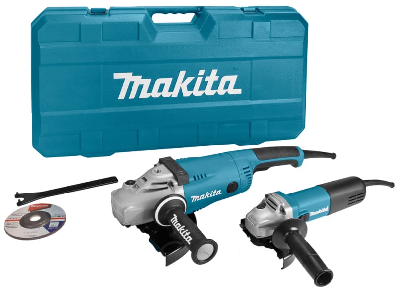 MAKITA - Winkelschleifer-Spezialset: 9558HNR + GA9020 + Koffer