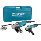 MAKITA - Winkelschleifer-Spezialset: 9558HNR + GA9020 + Koffer