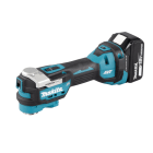 MAKITA - Akku-Multi-Tool 18V 2x5Ah 10000-20000min-1 Ladeg/Koffer/Box