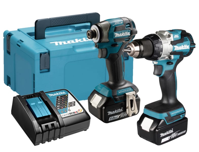 MAKITA - Akku-Set LXT: DDF489+DTD173+2x5Ah Akkus/Ladegerät/Koffer