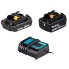 MAKITA - Akku Set bestehend aus: BL1850B + BL1815N + DC18SD