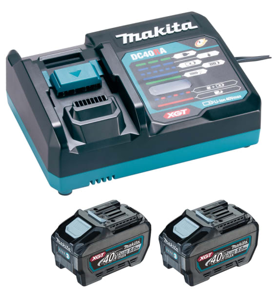 MAKITA - Akku-Set bestehend aus: 2x BL4050F + Ladeger. DC40RA