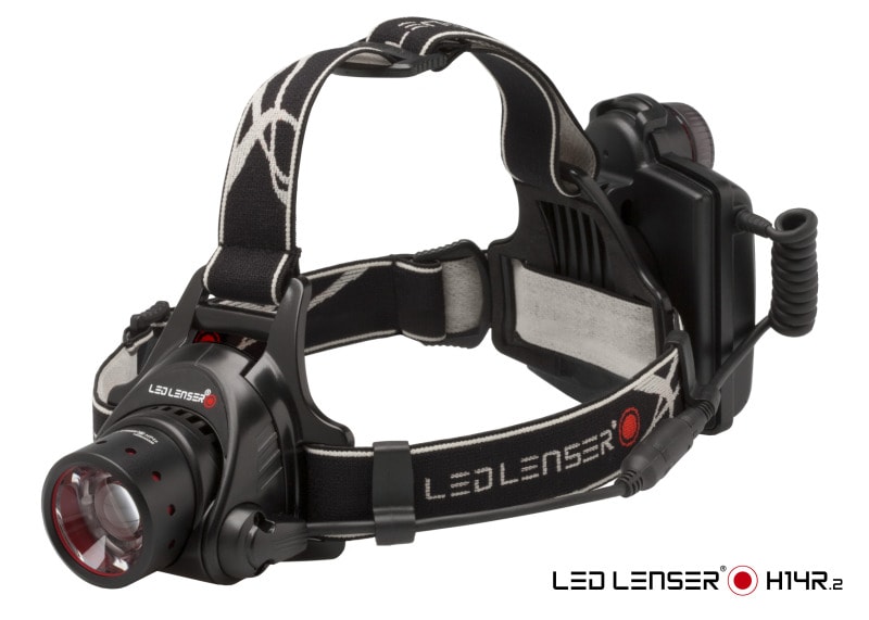 LED LENSER - Stirnlampe,350lm,300m,1xLi-Ion Akku,8Funkt.,3Prog.,sw