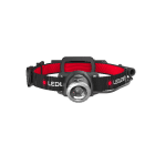 LED LENSER - Stirnlampe,LED,600lm,150m,1xLi-Ion,schwenkbar,Box,sw-rot