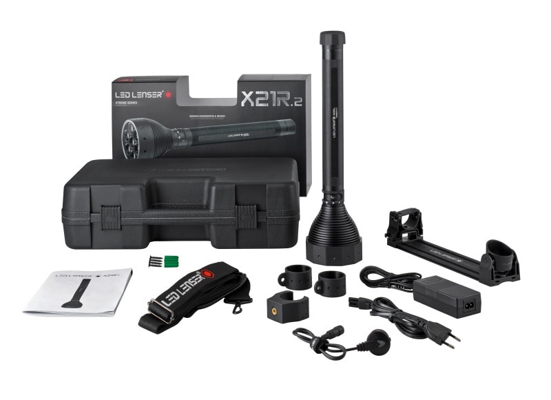 LED LENSER - Taschenlampe LED 5000lm 800m Akku 9.6V fokussierbar schwarz