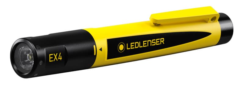 LED LENSER - Taschenlampe LED 50lm 35m 2AAA IP68 SleeveBox sw-gelb