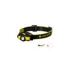 LED LENSER - Stirnlampe 400lm 180m 1Li-Ion IPX4 schwenkb fokussierb ge-sw